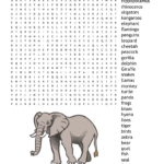 Zoo Animals Word Search   Wordmint Inside Printable Word Search Zoo Animals