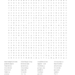 100 Words Word Search   Wordmint In Thanksgiving Word Search 100 Words