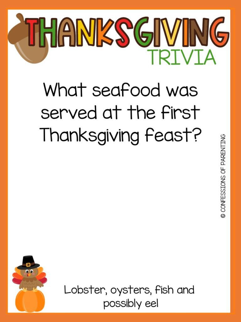 130 Best Thanksgiving Trivia Questions For The Whole Family for William Bradford And The First Thanksgiving Word Search Answer Key