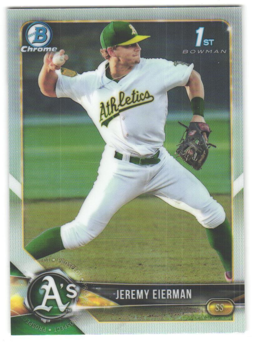 2018 Bowman Draft Jeremy Eierman #Bdc-179 Chrome Refractors | Ebay within Matt Mikulski Thanksgiving Word Search