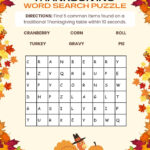 3 Free Thanksgiving 2025 Word Search Puzzles For Thanksgiving 2025 Word Search Printable
