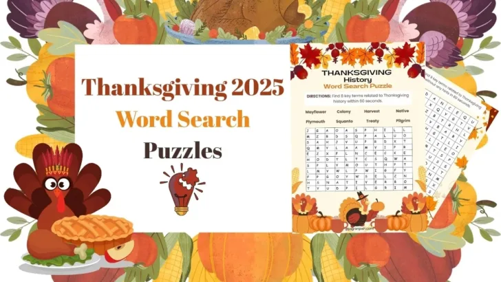 Word Search Thanksgiving Online