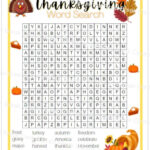 5Th Grade Thanksgiving Word Search With Answer Key, Printable Pertaining To Thanksgiving Word Search 5th Grade Printable