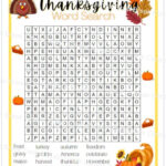 5Th Grade Thanksgiving Word Search With Answer Key, Printable With Thanksgiving Word Search For 5th Grade