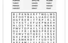 8 Free Printable Thanksgiving Word Searches - Pjs And Paint in Word Search For Thanksgiving Printable 8Th Grade