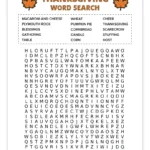 8 Free Printable Thanksgiving Word Searches   Pjs And Paint Pertaining To Thanksgiving Word Search 3