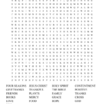 Being Thankful Word Search   Wordmint Regarding Bible Word Search On Thanksgiving