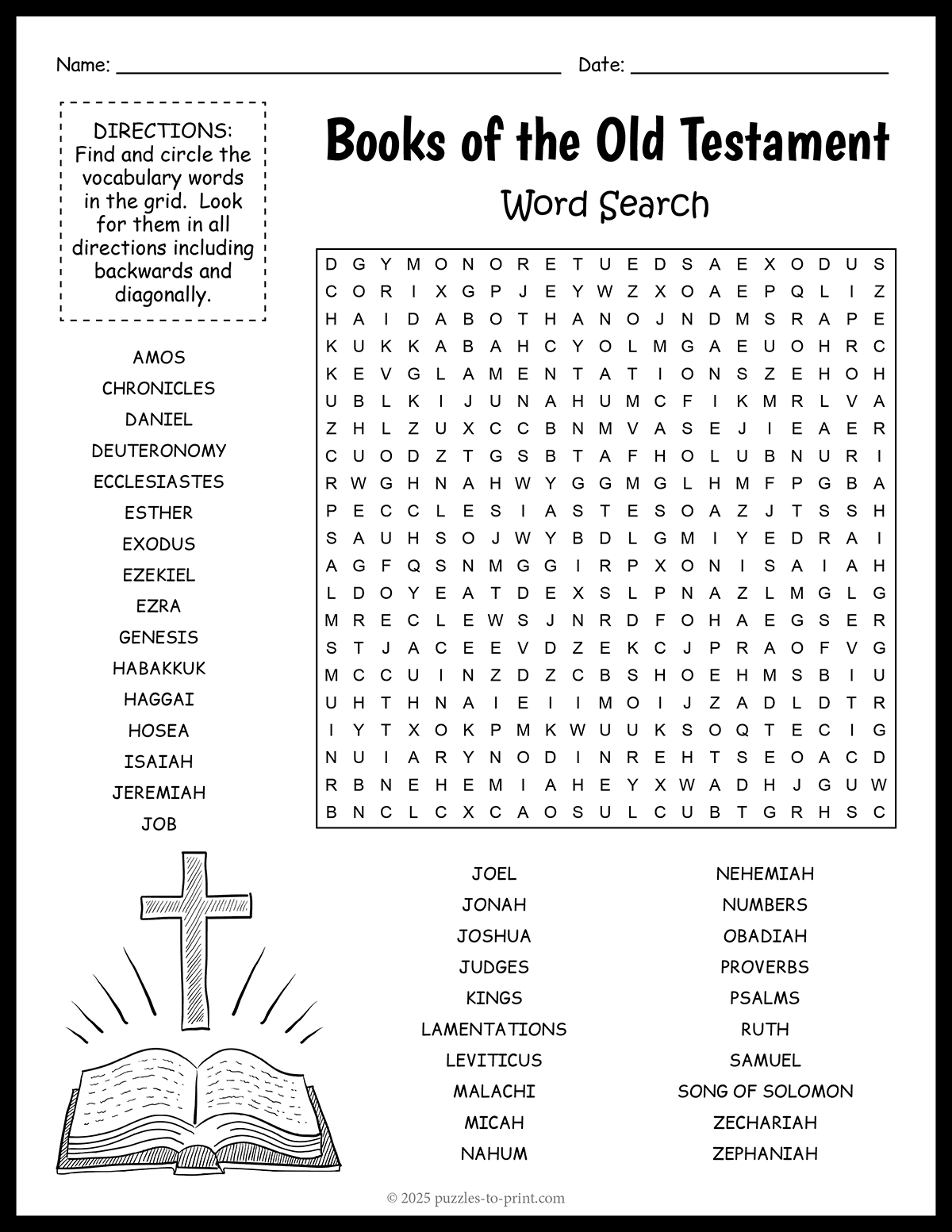 Books Of The Old Testament Word Search inside Isaiah Song Of Thanksgiving Word Search