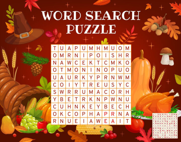 Thanksgiving Challenge Word Search Thanksgiving Challenge Word Search
