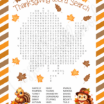Cute Thanksgiving Word Search Puzzles (With Answers!)   Cassie Inside Free Printable 3Rd Grade Word Search Thanksgiving
