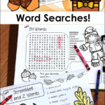 Discover 34 Word Searches And Holiday Word Search Ideas | Fall Within Thanksgiving Articulation Word Search