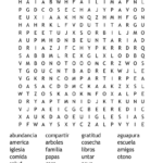 El Dia De Dar Gracias Word Search   Wordmint Inside Spanish Thanksgiving Word Search Printable