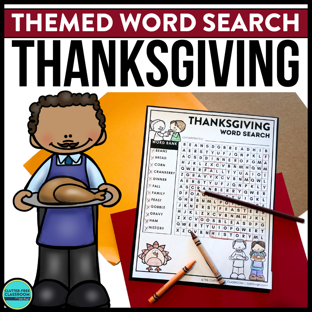First Thanksgiving Facts For Kids: What Elementary Teachers Need intended for Thanksgiving Word Search Algonquin