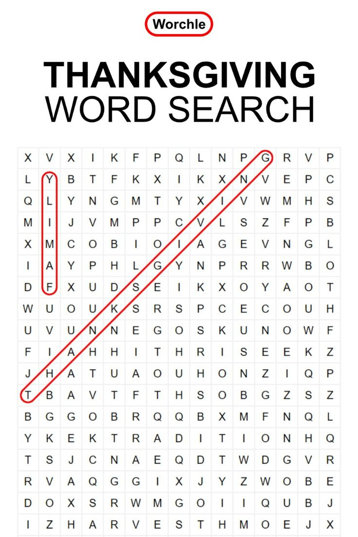 Free Online Thanksgiving Word Search (&amp;amp; Printable) with Free Online Thanksgiving Word Search