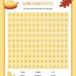 Free Printable Word Search Worksheet Templates | Canva Pertaining To Thanksgiving Word Search Printables Free 2nd Grade