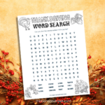 Free Thanksgiving Word Search Printable For Kids Inside Thanksgiving Word Search For Kids Not Pinterest