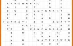 Free Thanksgiving Word Search Printable - With Answers Included regarding Thanksgiving Holiday Word Search Answer Key