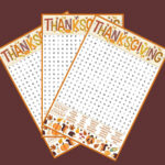 Free Thanksgiving Word Search Printable   With Answers Included Throughout Solved Thanksgiving Word Search By The Holiday Zone