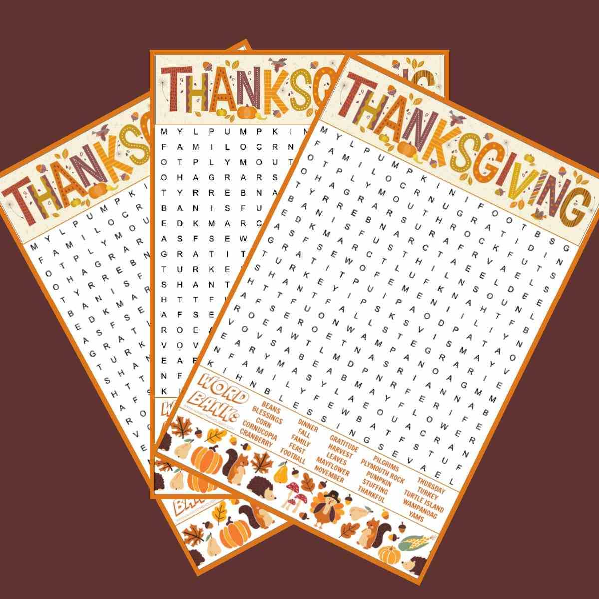 Free Thanksgiving Word Search Printable - With Answers Included throughout Solved Thanksgiving Word Search By The Holiday Zone