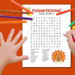 Free Thanksgiving Word Search Puzzle Printable   Made With Happy For Thanksgiving Twisted Word Search