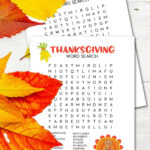 Free Thanksgiving Word Search Puzzle Printable   Made With Happy Throughout Thanksgiving Twisted Word Search