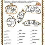 Fun Games 4 Learning: Thanksgiving Word Puzzles Freebie With Thanksgiving Word Search Gif Answers