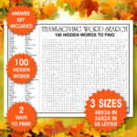 Giant Christmas Word Search   Etsy Inside Thanksgiving 2025 Word Search 68 Words