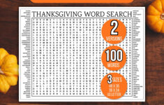 Giant Word Search Classroom - Etsy pertaining to Incredibly Giant Thanksgiving Word Search Answer Key