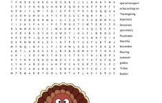 Giving Thanks Word Search - Wordmint for Thanksgiving Puzzles And Word Searches