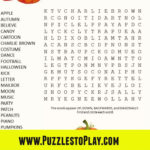 Great Pumpkin Charlie Brown Word Search For Charlie Brown Thanksgiving Word Search