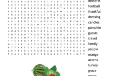 Happy Thanksgiving Word Search - Wordmint throughout Thanksgiving Word Search F