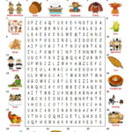 Happy Thanksgiving   Wordsearch Puzz…: English Esl Worksheets Pdf Throughout Thanksgiving Esl Word Search