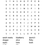 Pie Word Search   Wordmint Within Word Search Thanksgiving Pies Large Print