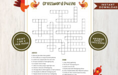 Printable Thanksgiving Crossword Puzzle For Kids And Adults with Thanksgiving Super Hard Word Search Horn Of Plenty