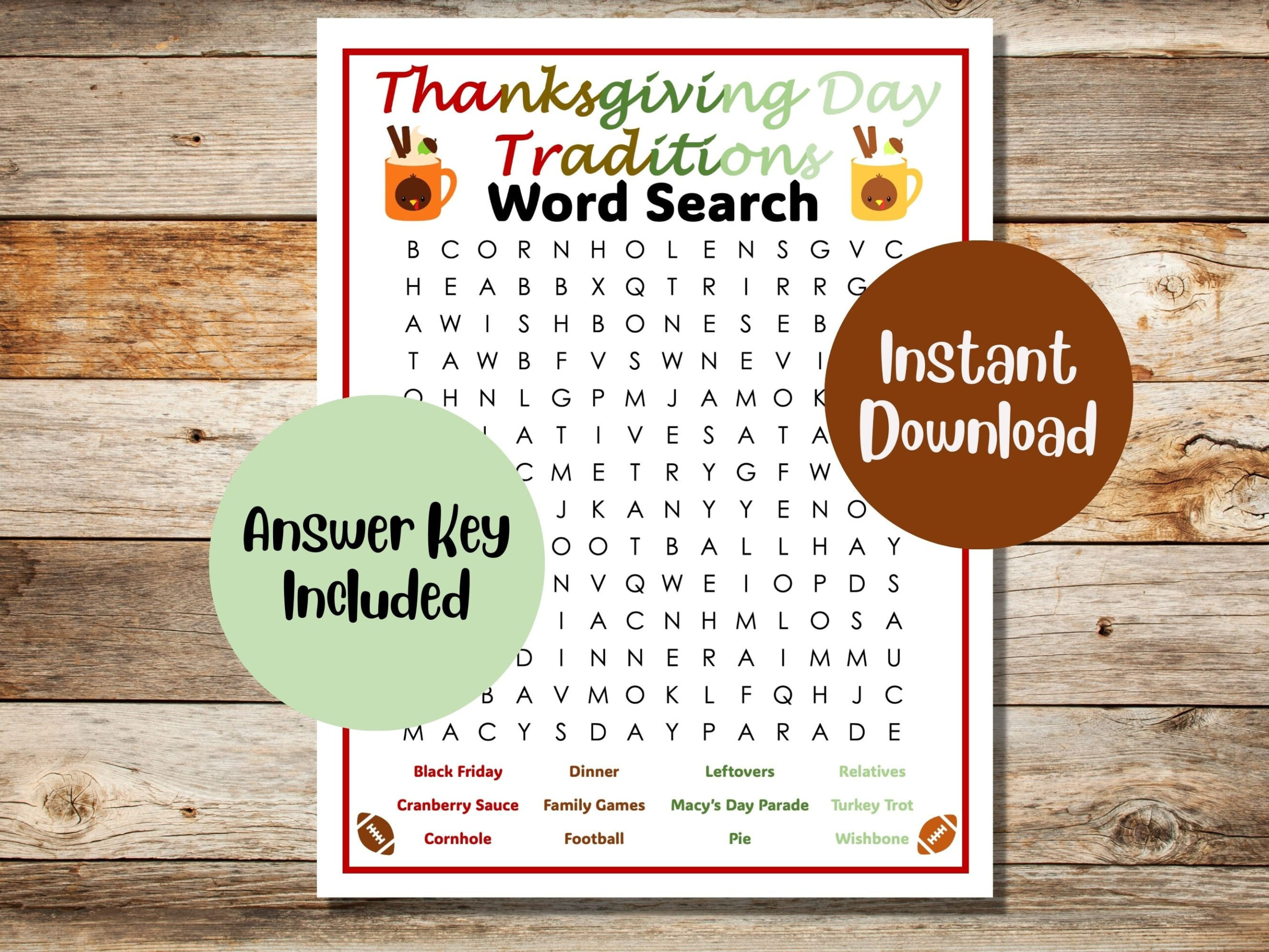 Printable Thanksgiving Word Search With Answers | Thanksgiving with Macy&amp;#039;S Thanksgiving Day Parade Word Search
