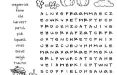 Pumpkin Patch Word Search Puzzle Free Printable - Laura Kelly'S in Thanksgiving Word Search Worksheets For Second Grade