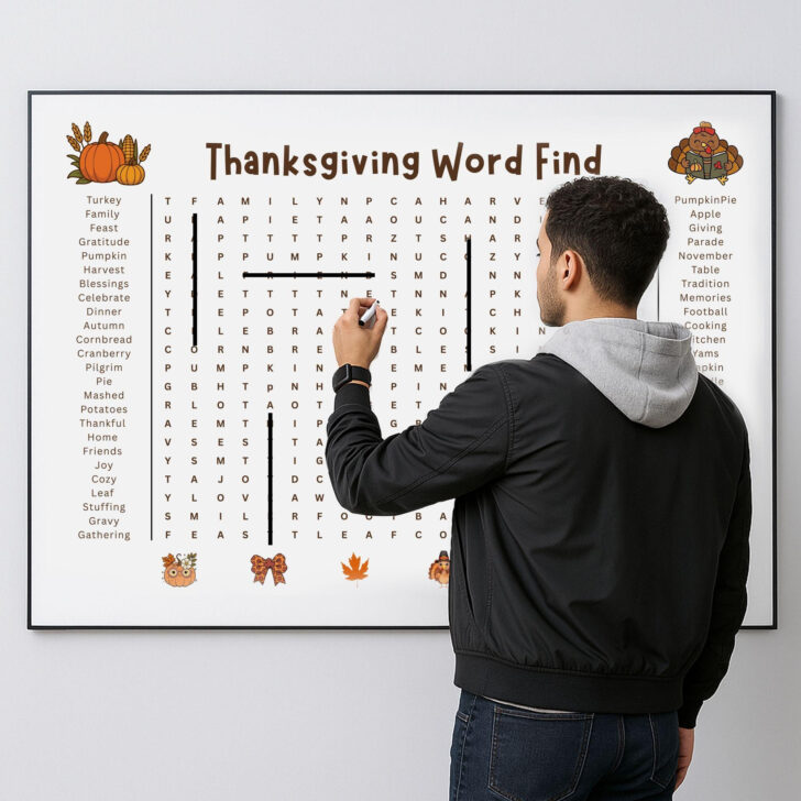 Incredibly Giant Thanksgiving Word Search Incredibly Giant Thanksgiving Word Search