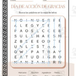 Spanish: Thanksgiving Day Word Search Packet Inside Spanish Thanksgiving Word Search Answers