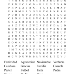 Spanish Thanksgiving Word Search   Wordmint Throughout Free Printable Spanish Thanksgiving Word Search