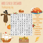 Stock Vektorgrafik „Easy Word Search Crossword Puzzle Throughout Thanksgiving Word Search Middle School
