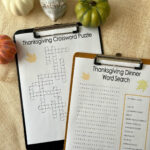 Thanksgiving Crossword Puzzle & Thanksgiving Word Search (Free For Teachingonlemonlane Word Search Thanksgiving