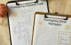 Thanksgiving Crossword Puzzle &amp; Thanksgiving Word Search (Free for Teachingonlemonlane Word Search Thanksgiving