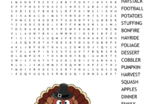 Thanksgiving Day Word Search - Wordmint pertaining to Word Search About Thanksgiving