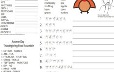 Thanksgiving Food Scramble - Asl Teaching Resources regarding Thanksgiving Asl Word Search