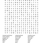 Thanksgiving Foods Word Search   Wordmint Regarding Thanksgiving Foods Word Search Answers