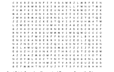Thanksgiving Foods Word Search - Wordmint within Thanksgiving Menu Word Search