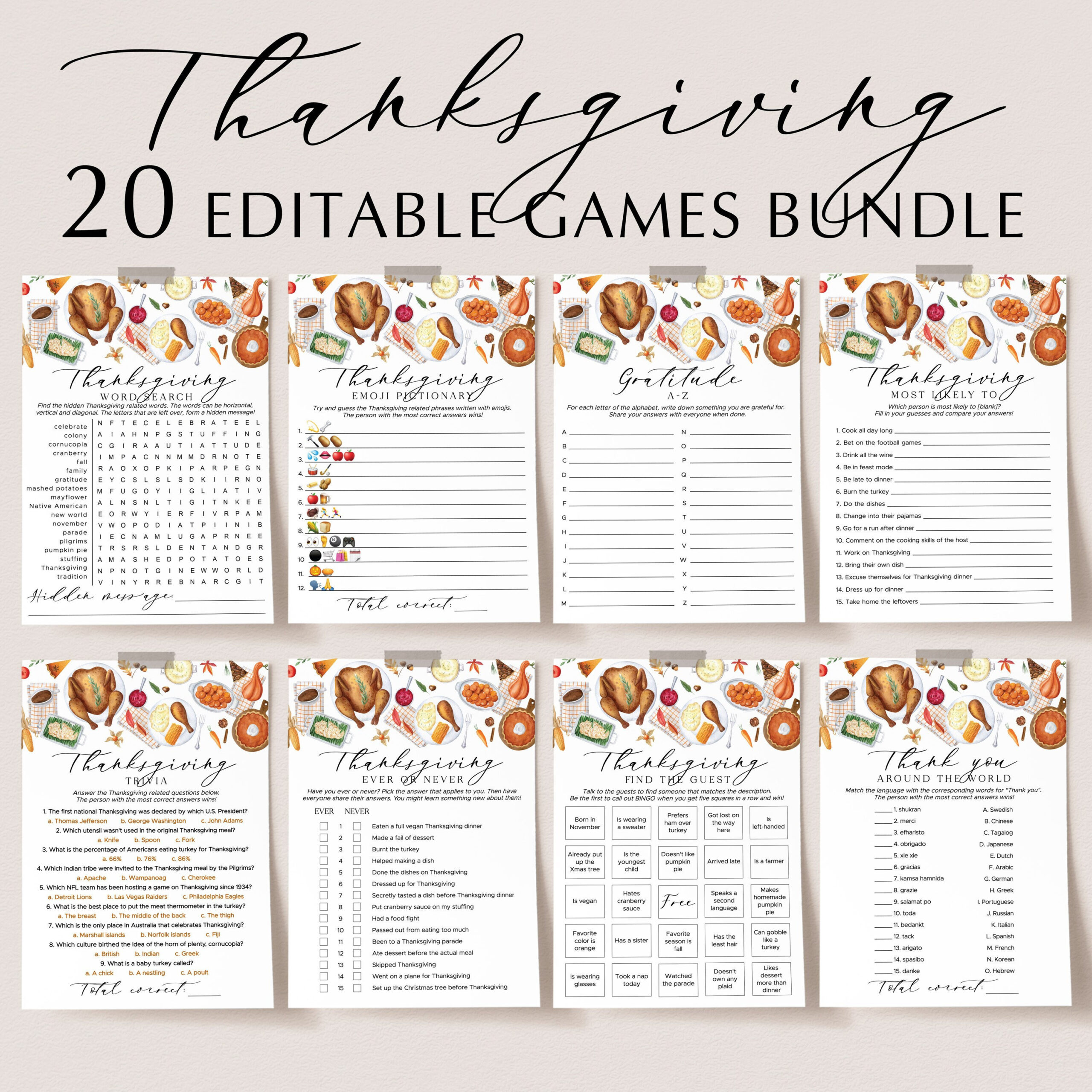 Thanksgiving Games Printable For Kids And Adult Dinner Party intended for John Word Search Puzzles Thanksgiving