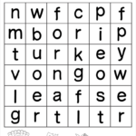 Thanksgiving Kindergarten Worksheet Pack   From Under A Palm Tree In Edhelper Thanksgiving Word Search