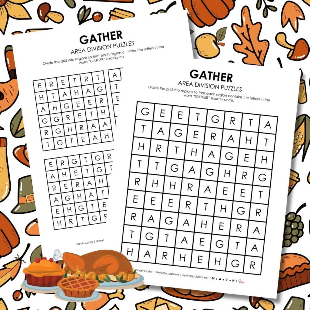 Thanksgiving Math Activities For Middle Or High School within Kids Domain Thanksgiving Word Search