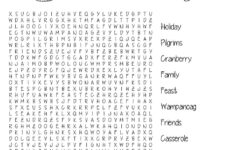 Thanksgiving-Themed Word Searches • Beeloo Printable Crafts And regarding Thanksgiving Word Search For First Grade